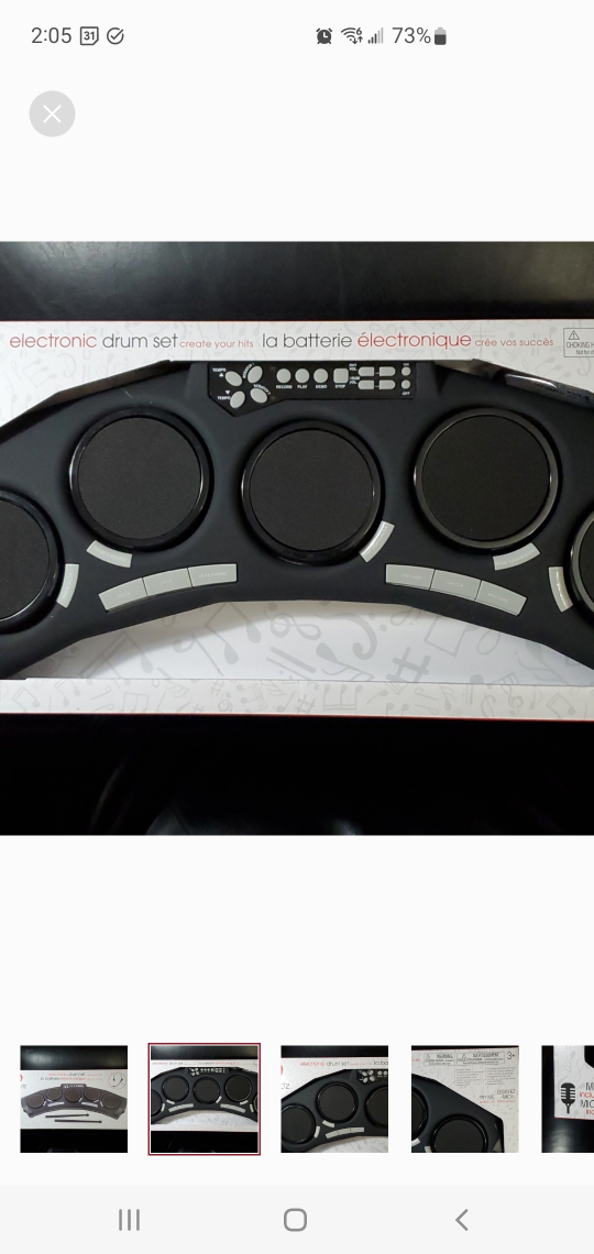 New Soundz Electronic Drum Set - photo 2