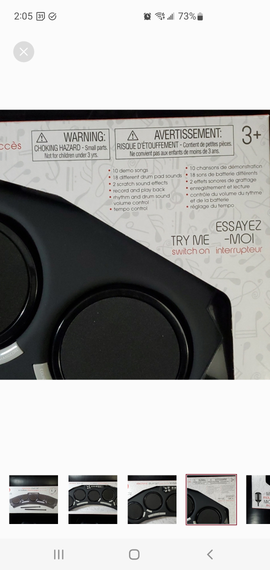 New Soundz Electronic Drum Set - photo 4