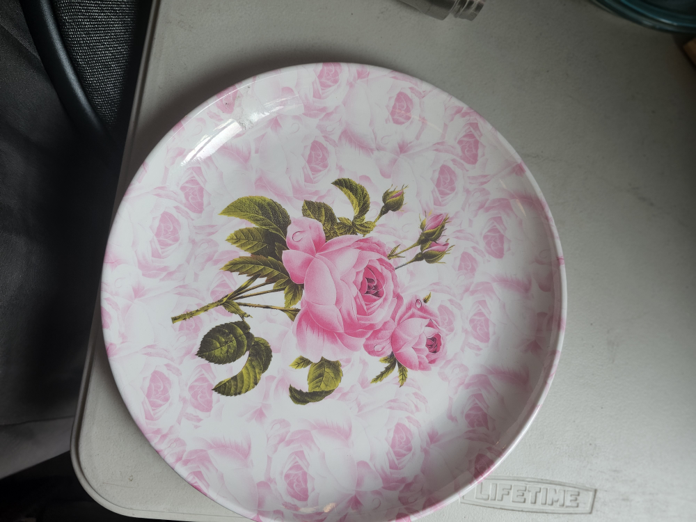 small floral tray #freecycle thumbnail