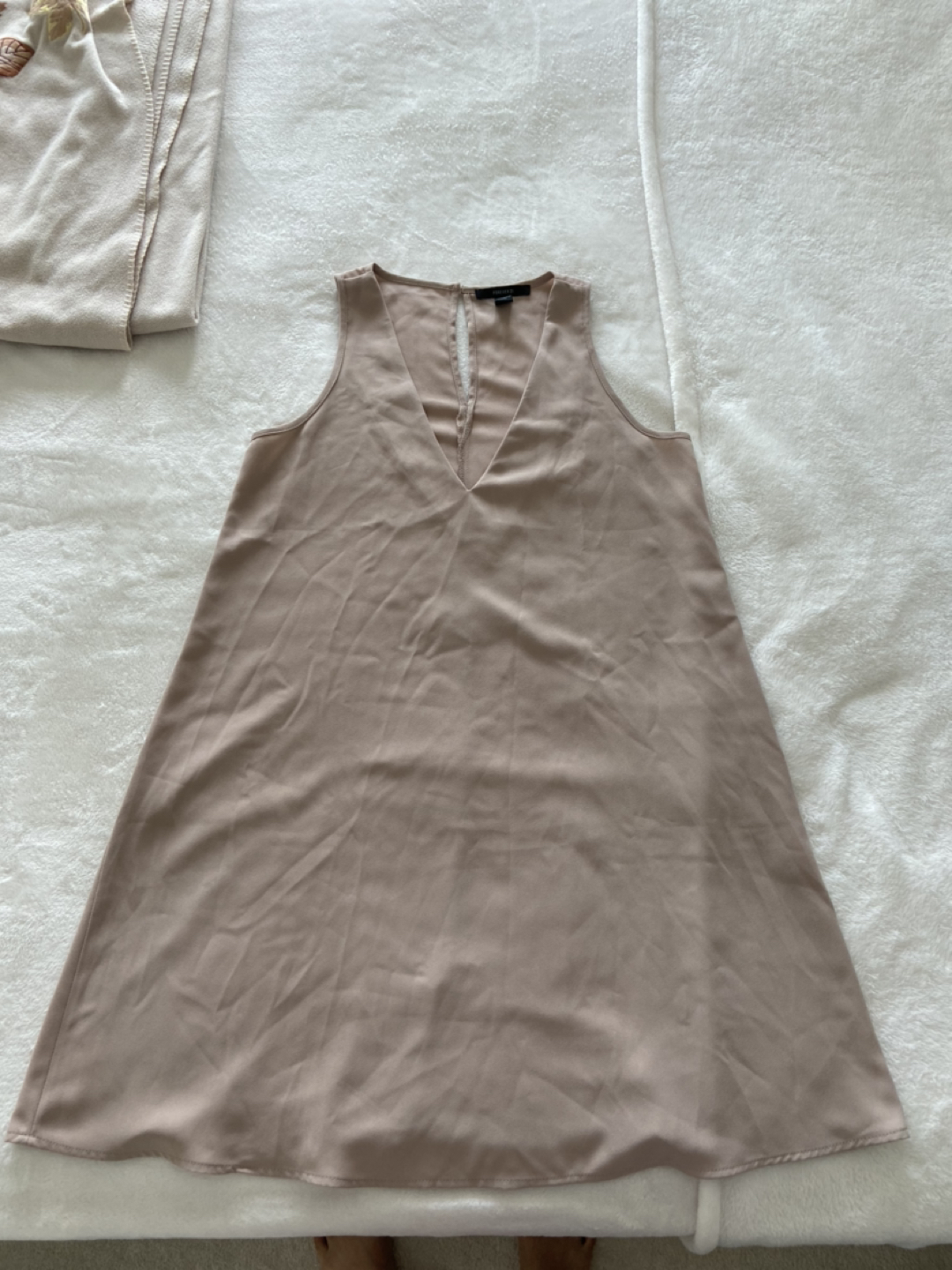 Forever 21 light brown v neck loose dress - photo 3