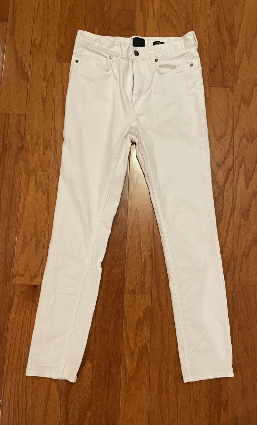 H&M White Skinny Jeans Sz 29