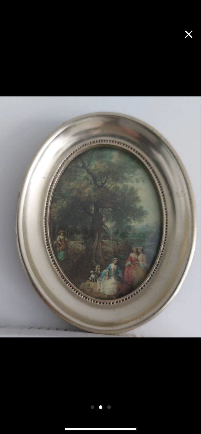 Florentine art Italian pair of portraits - photo 3