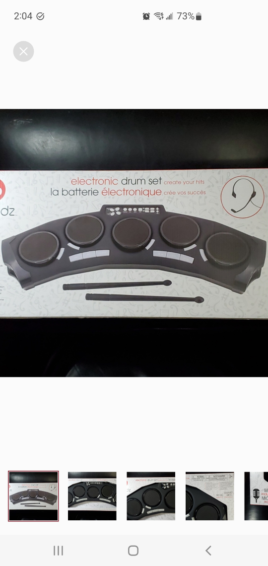 New Soundz Electronic Drum Set