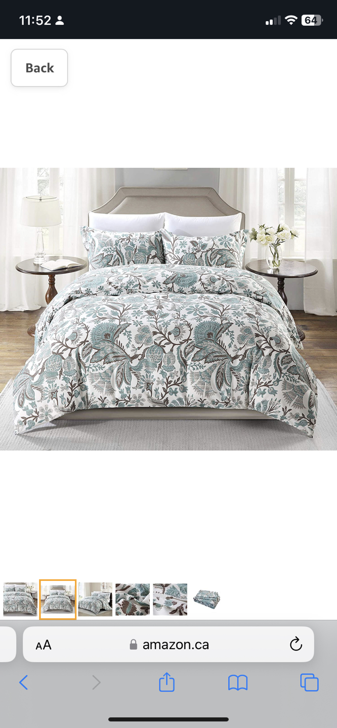 3 Piece Duvet Cover Set,