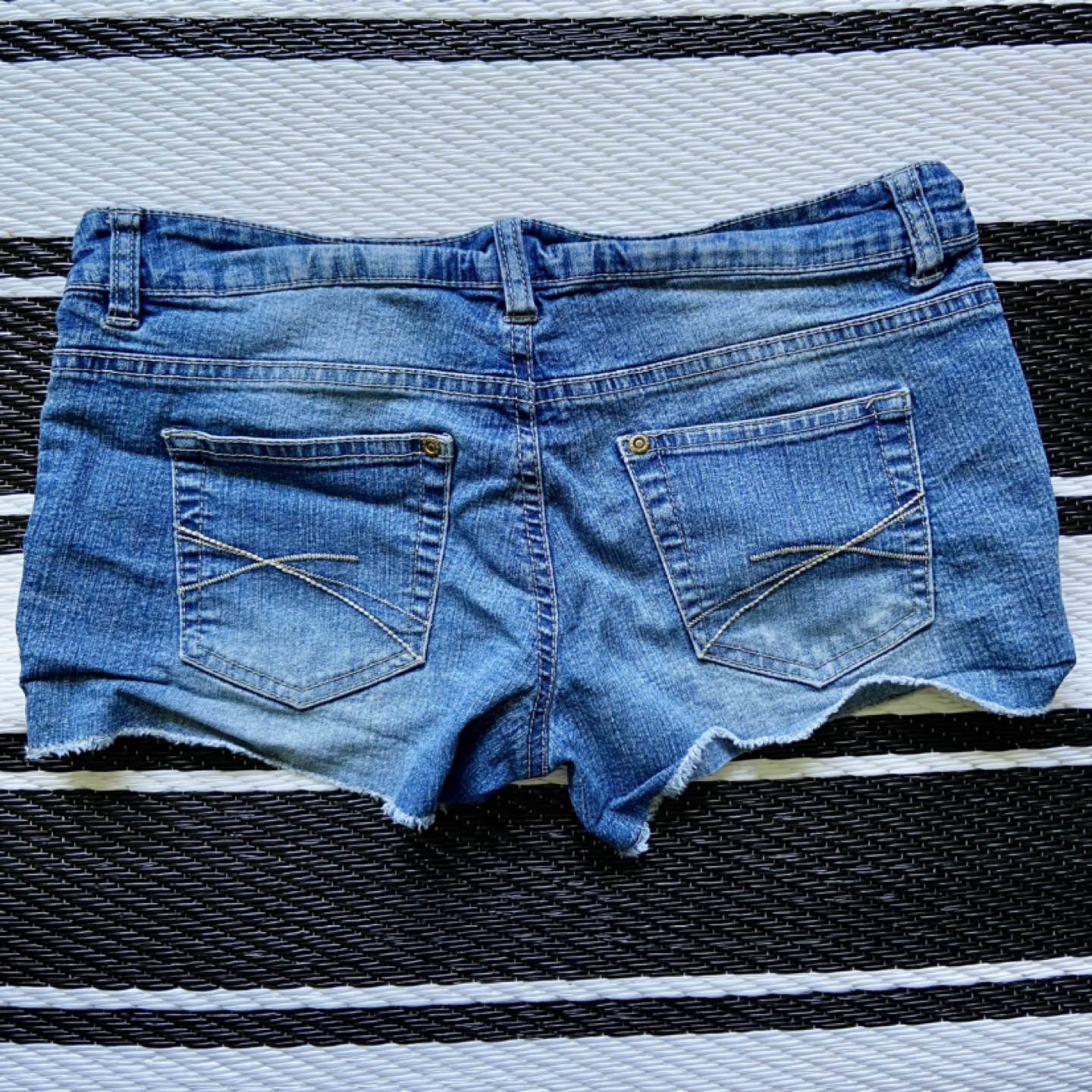 Blue Denim Jean Shorts Hotpants image indicator(2)