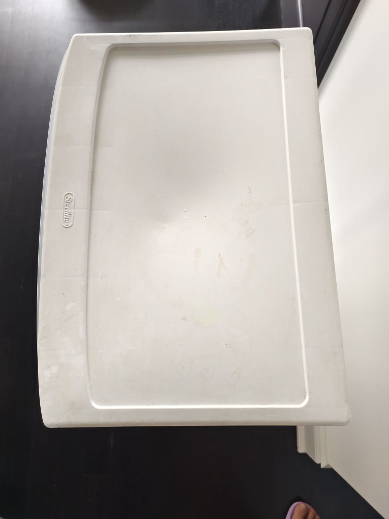 Sterilite Wide 3 Drawer White Cart