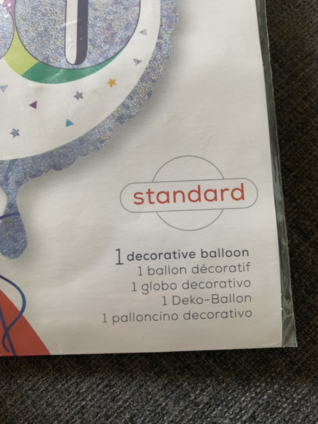 Number 60 Foil Balloon 💰 - photo 3