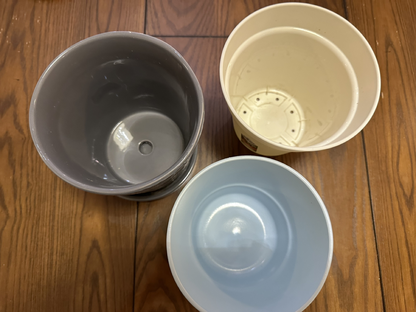 💰 Three 6inch planter pots
