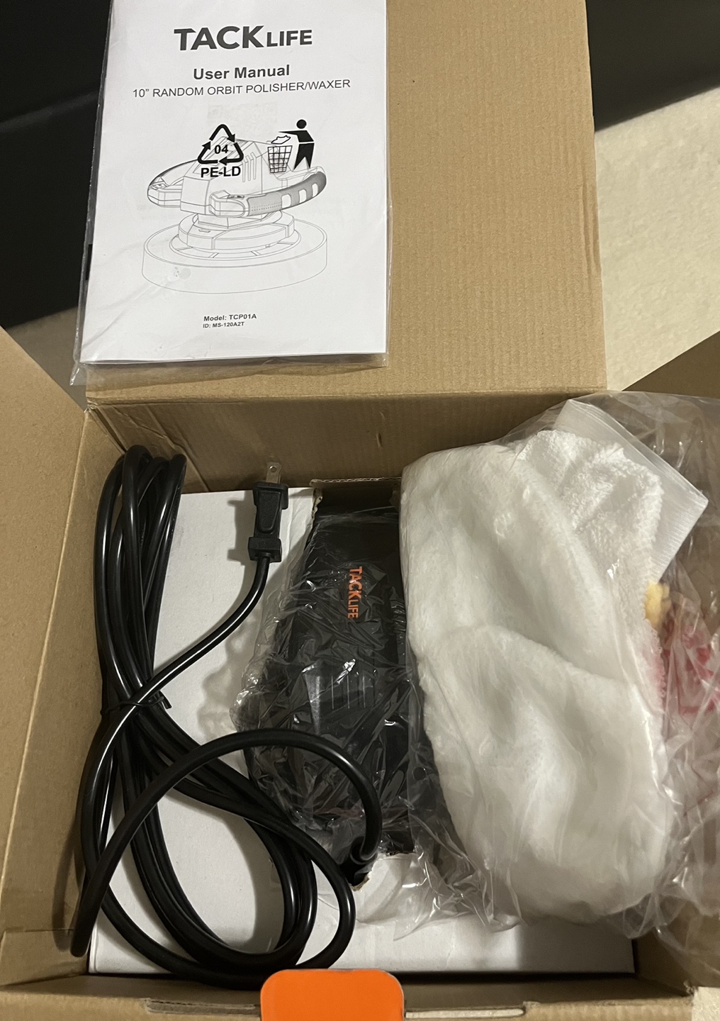 ** Brand New in Box ** TACKLIFE Orbit Waxer/Polisher 10" image indicator(4)