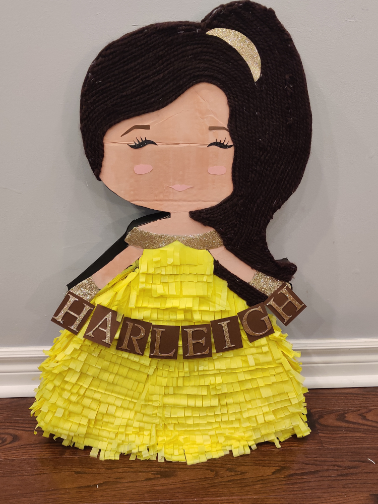Belle Piñata - Beauty & the Beast themed