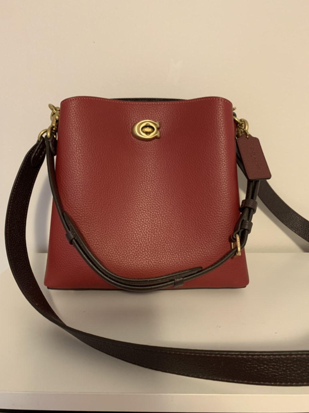 Authentic Coach Willow bag in red - photo 2