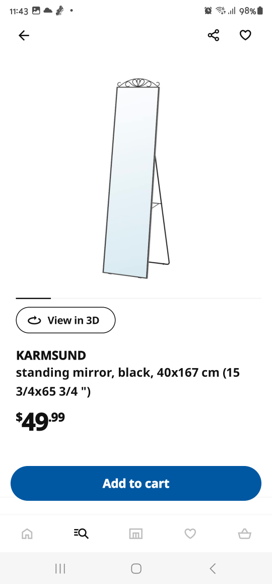 standing mirror