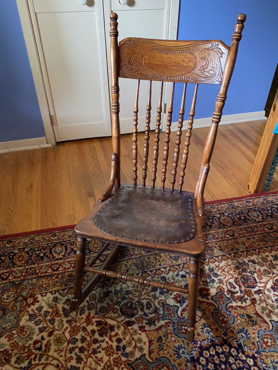 Antique rocking chair 1930s - photo 2