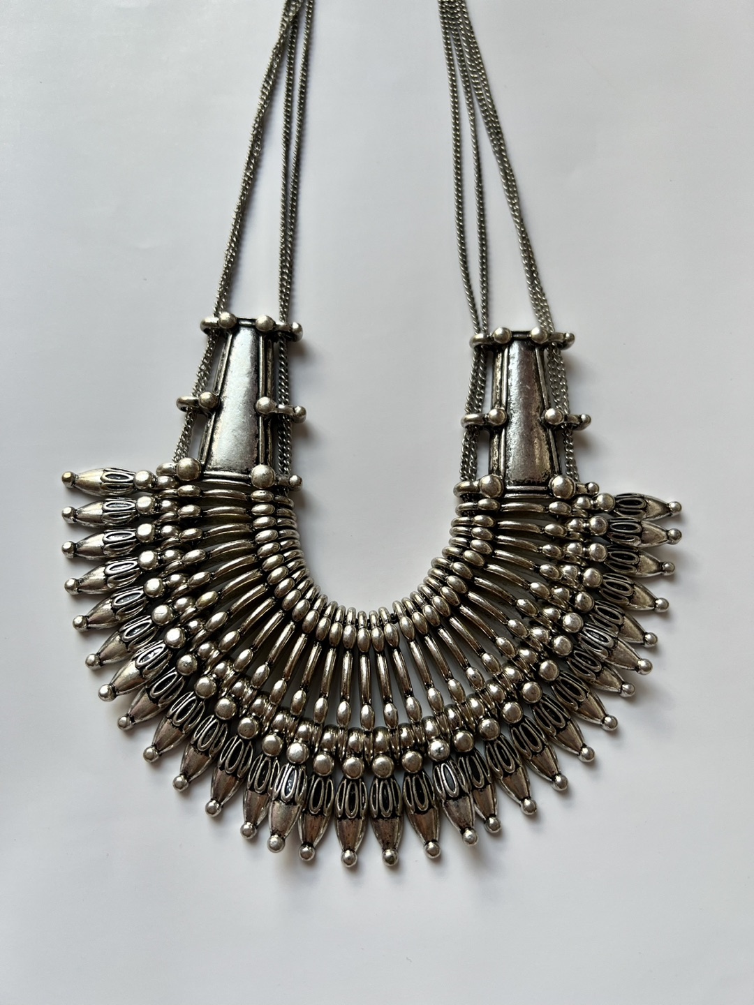 Brand new Urban Outfitters silver chunky necklace image indicator(2)