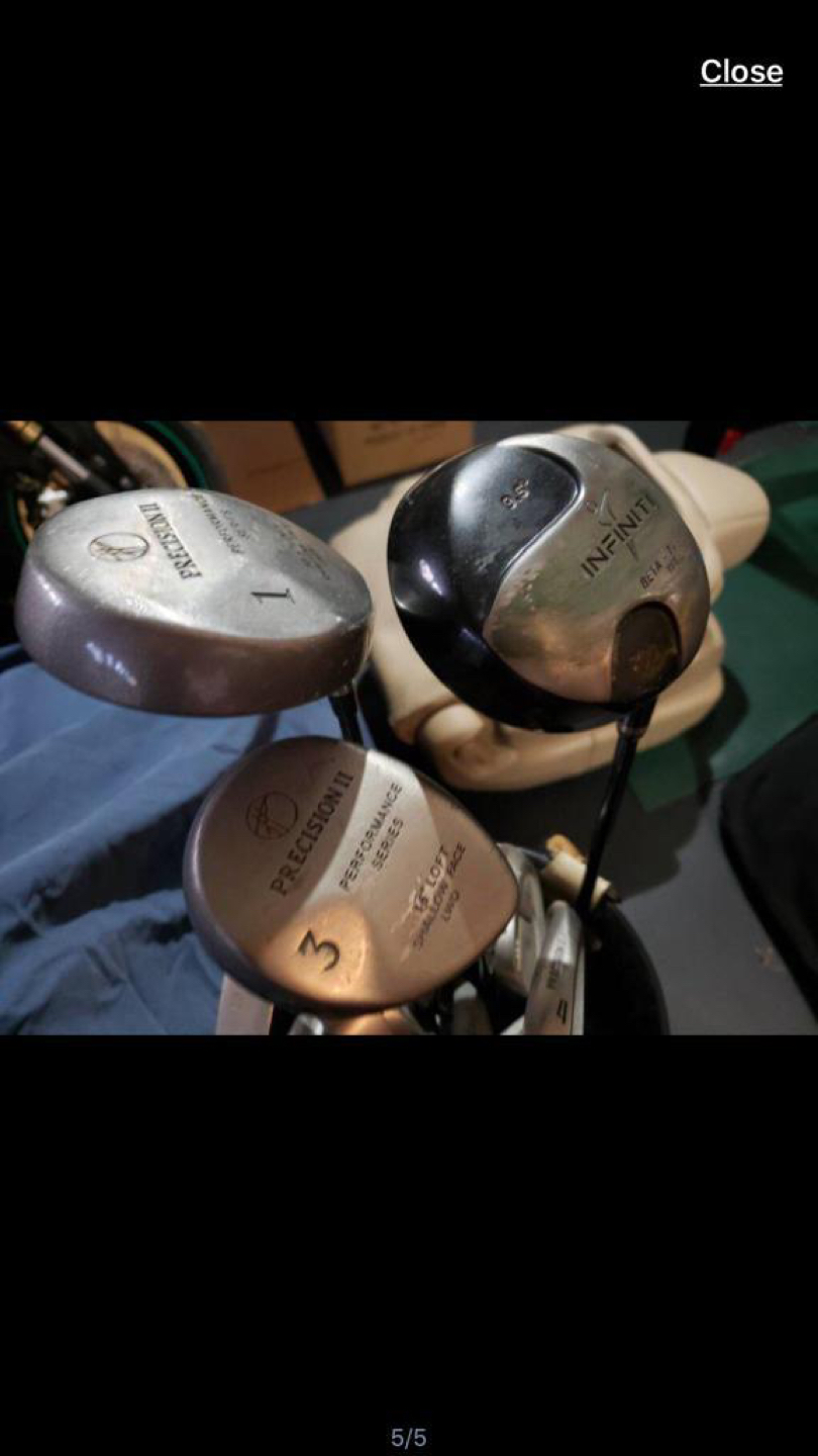 Free - bag of golf clubs + bag image indicator(3)