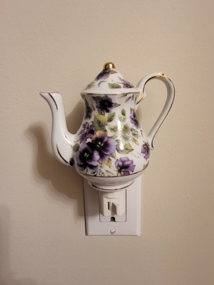 Porcelain Tea Pot Night Light 