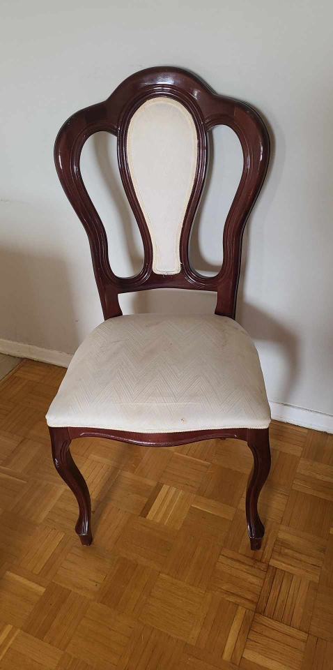 4 set wooden chairs