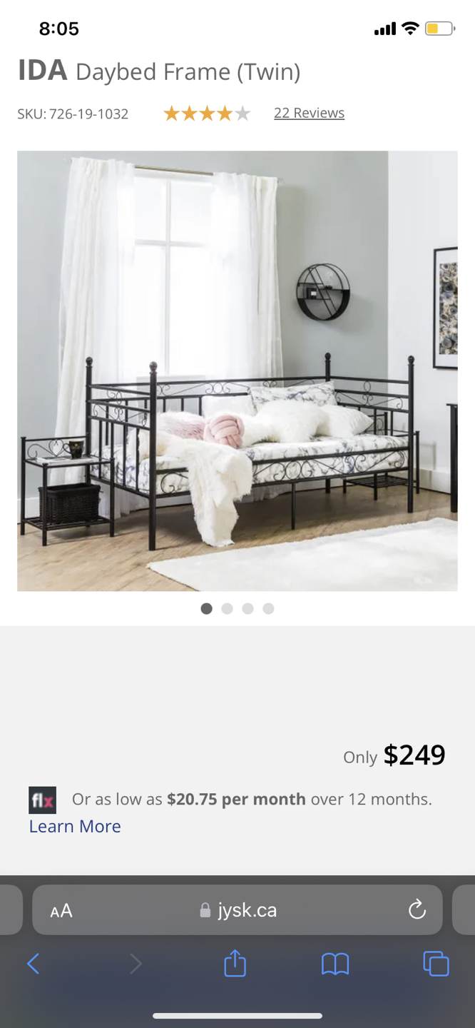 Metal Twin Daybed Frame💤 image indicator(3)