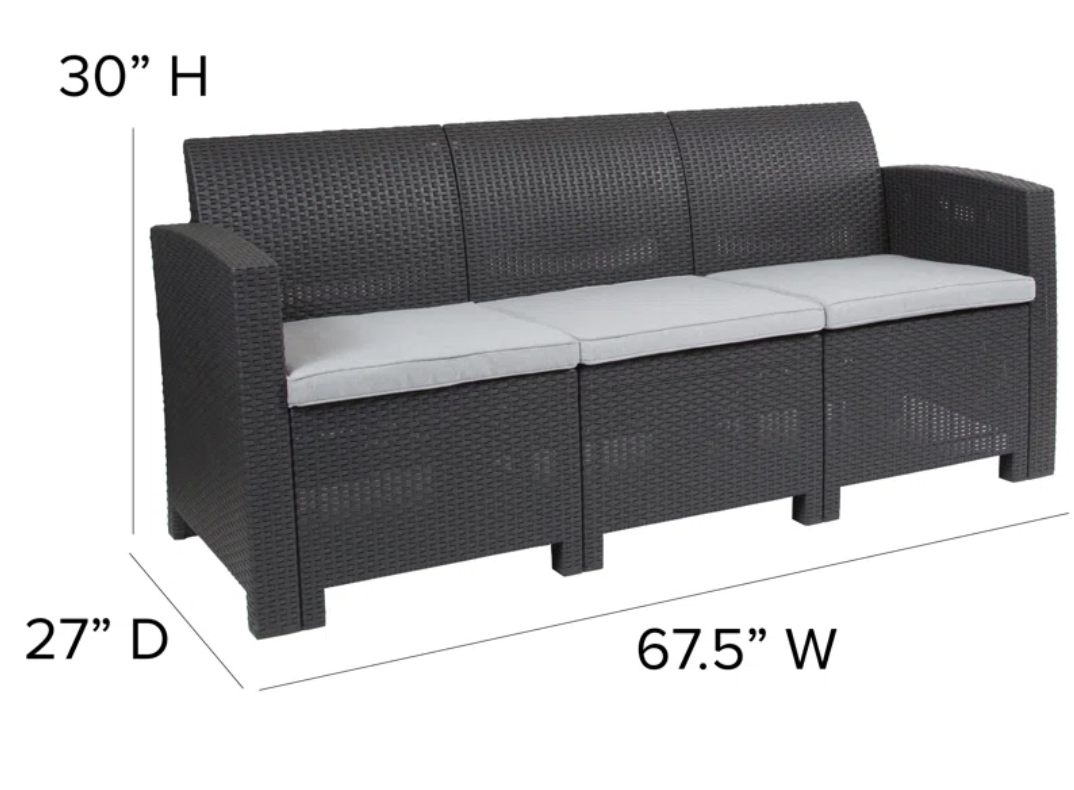 outdoor patio couch  - photo 4