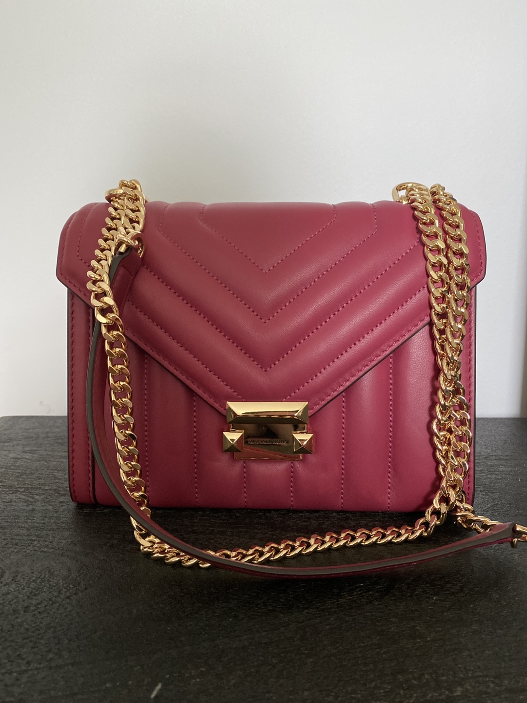 Michael Kors Shoulder Bag, Magenta Pink thumbnail