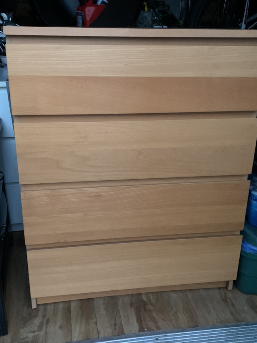 IKEA 4 drawer malm dresser - photo 3
