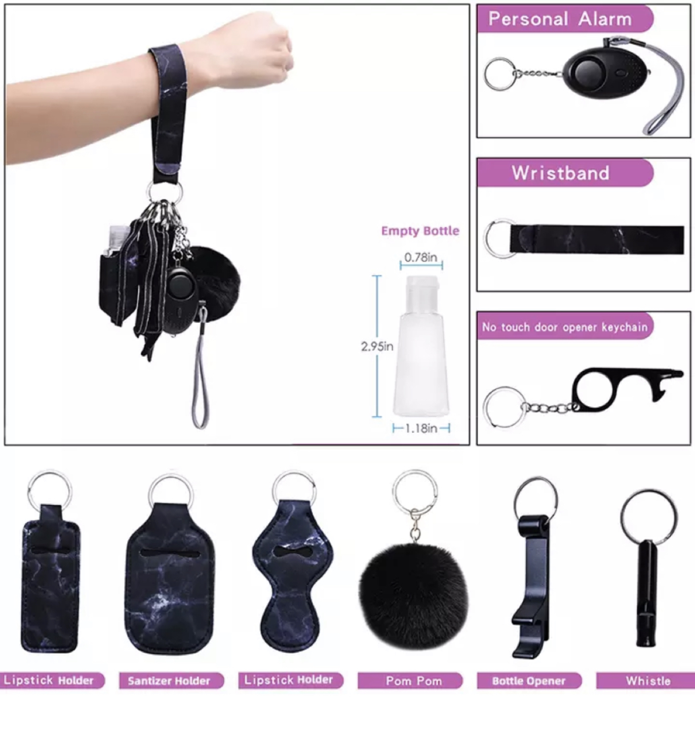 Women’s safety keychain - photo 5