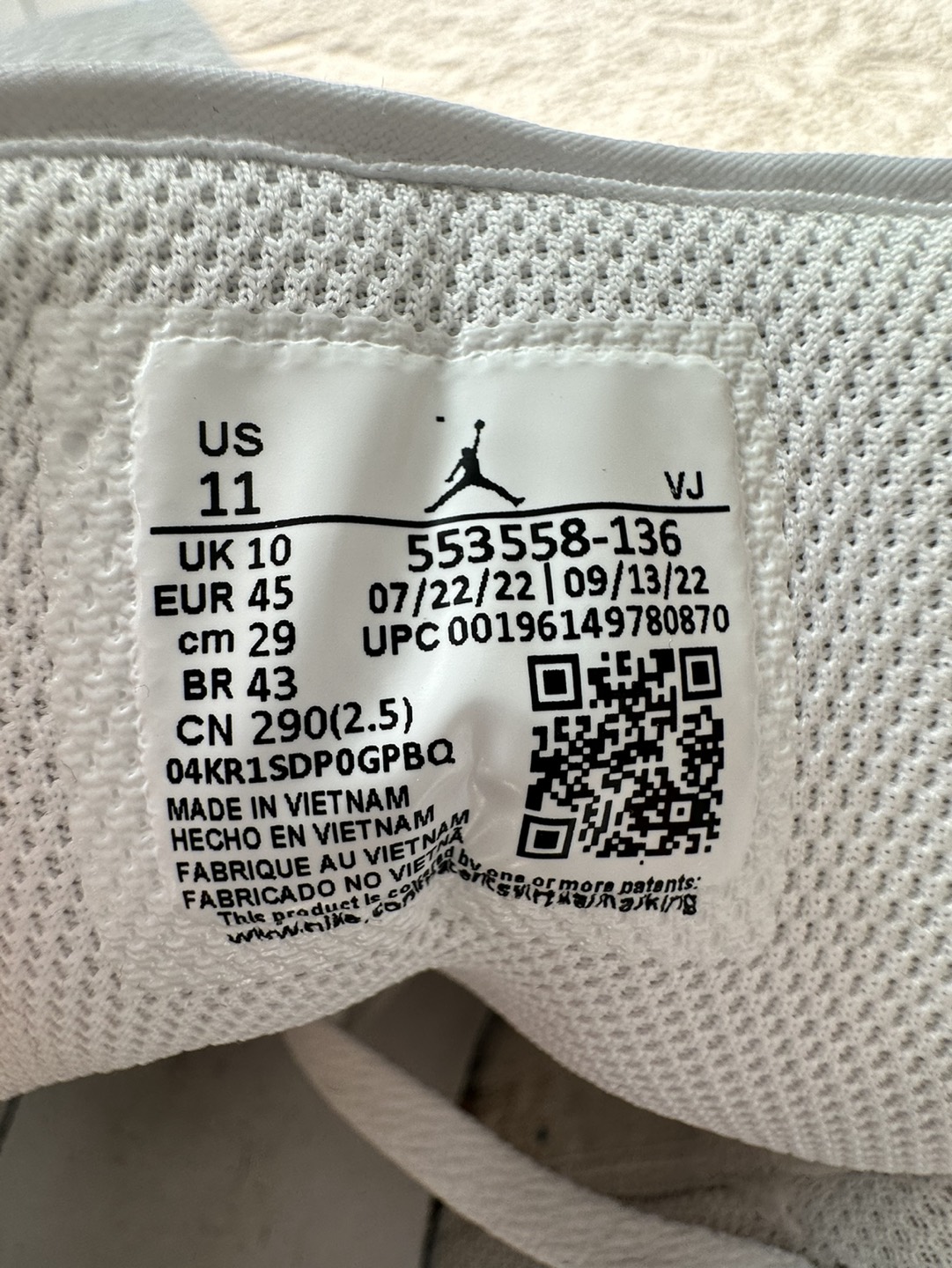 Jordan Air Force 1 Men’s Sneakers - photo 4