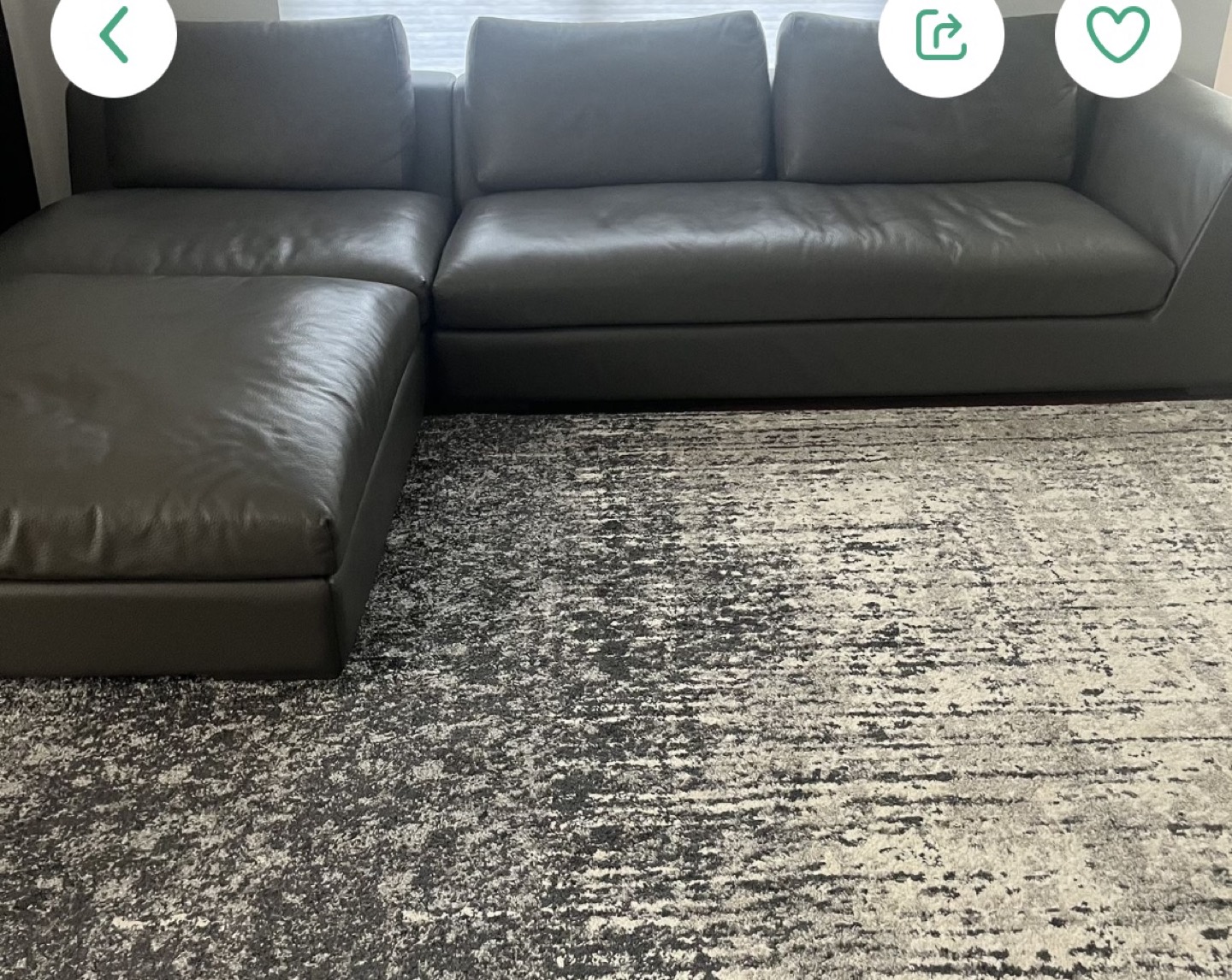 Genuine Leather Sofa - photo 2
