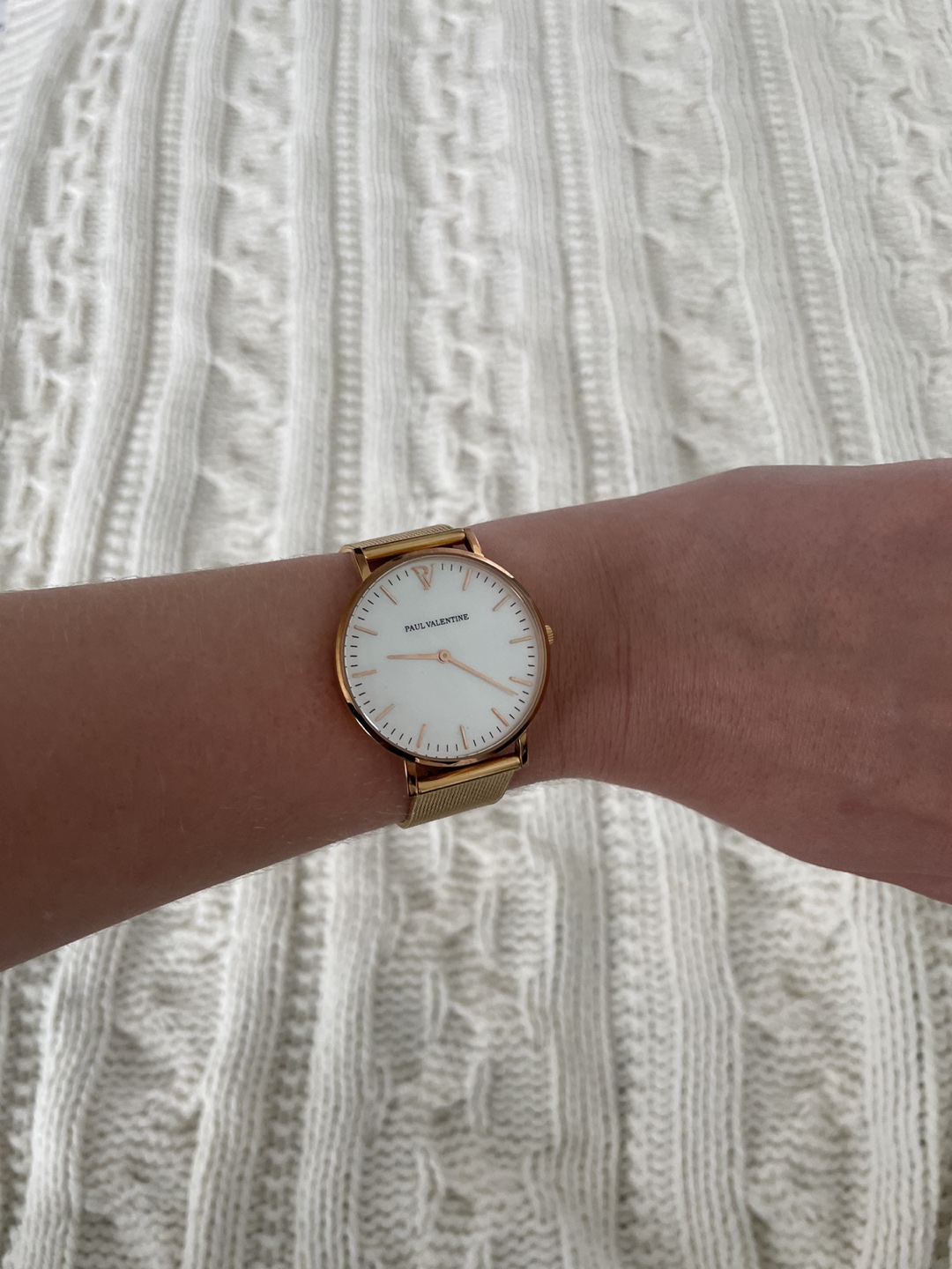 Beautiful Paul Valentine ladies watch - rose gold image indicator(2)