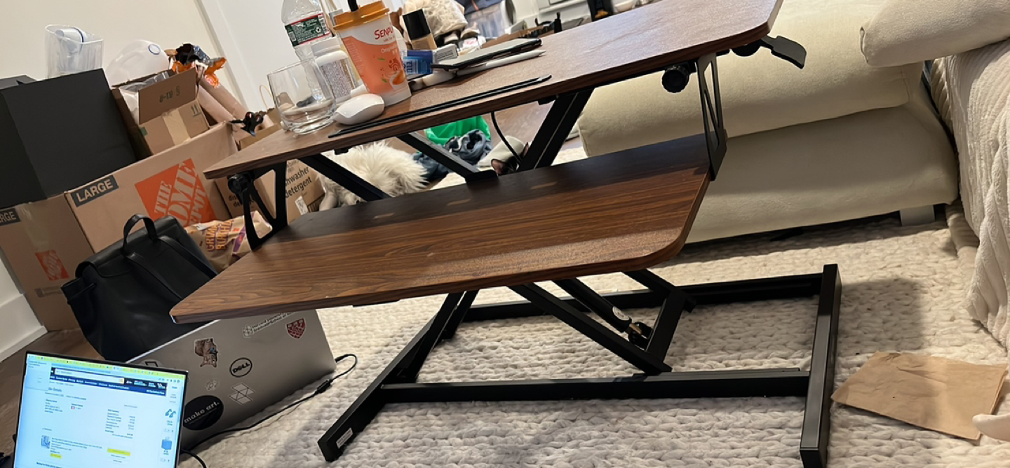 adjustable desk convertor - photo 2