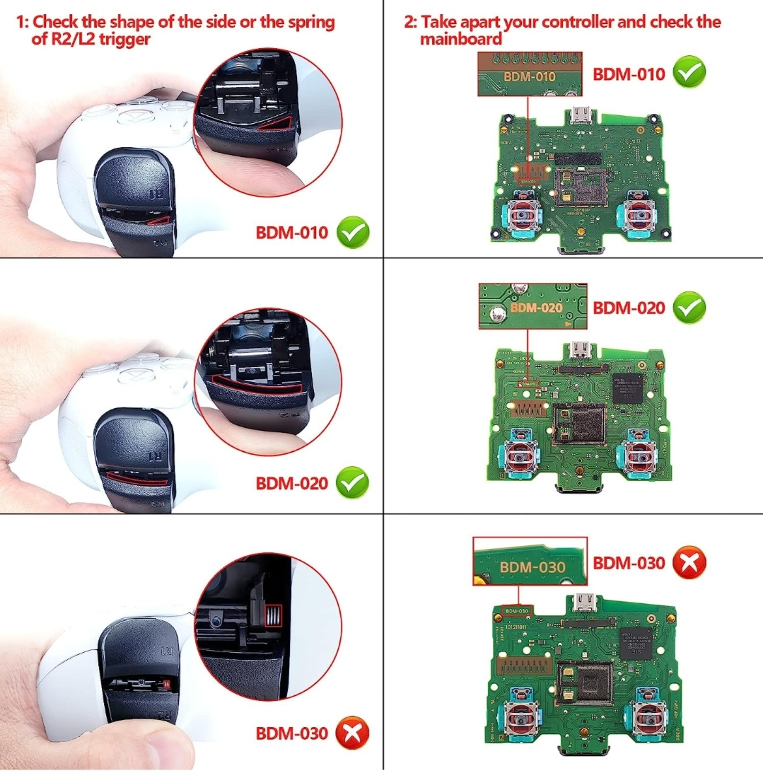eXtremeRate RISE4 Remap Kit for PS5 Controller BDM 020 ONLY, - photo 4