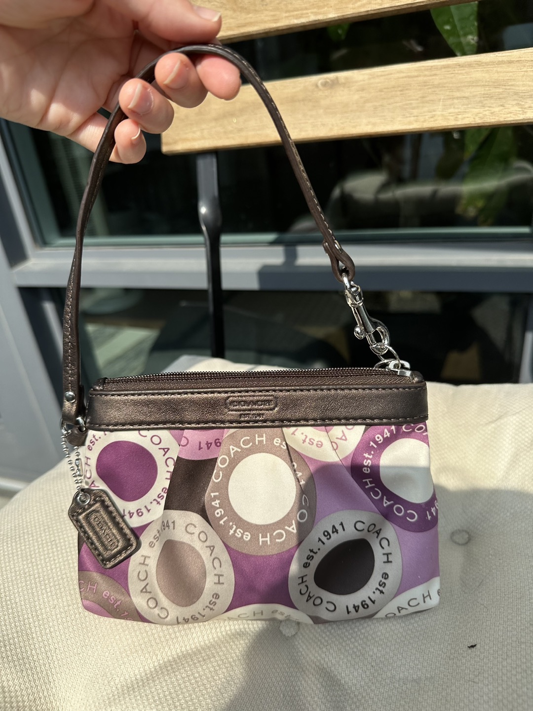 Coach Mini Wristlet Purse/Wallet