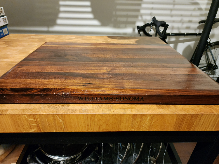 William Sonoma Walnut Cutting Board