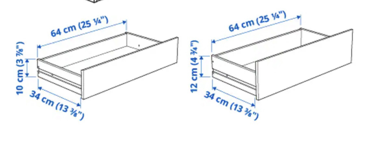 IKEA Kullun 3 drawers dresser - photo 4