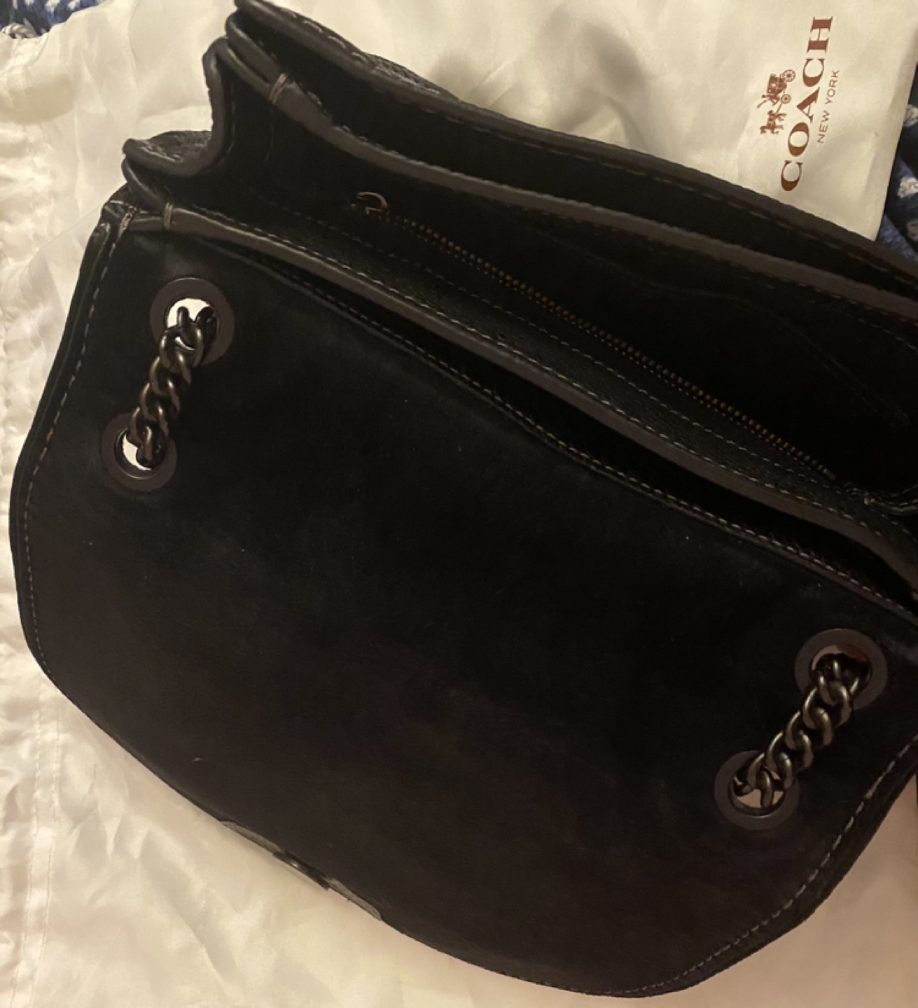 Coach pebbled leather bag brand new w/ dust bag - photo 2