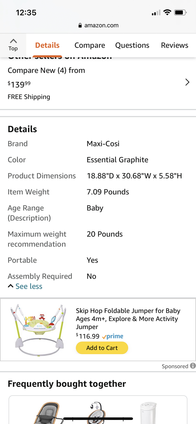 Maxi-Cosi 2 in 1 rocker image indicator(5)
