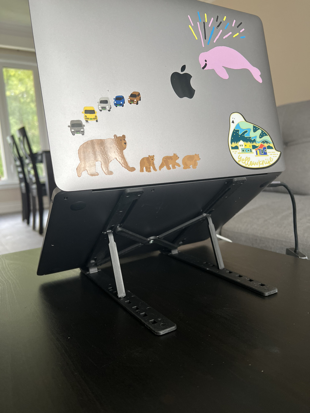 Portable laptop stand (white or black) - photo 2