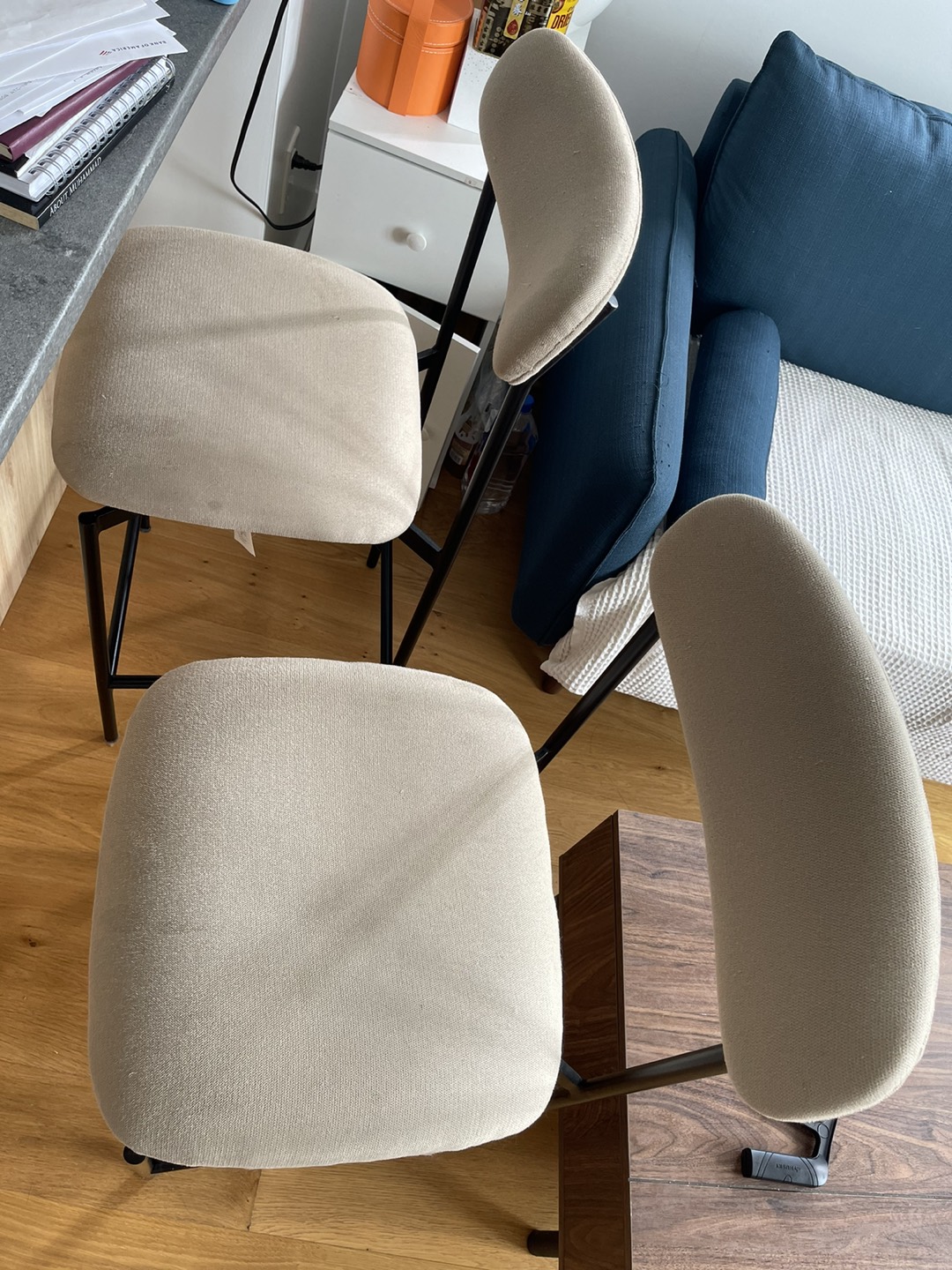 Pottery Barn Upholstered Wyatt Bar Stools - photo 3