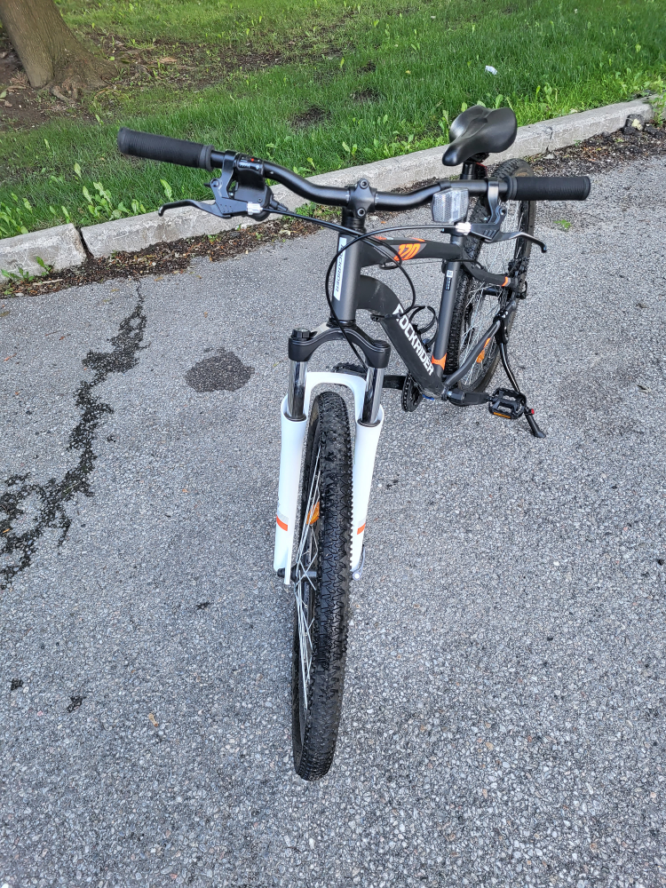 27.5" Touring Mountain Bike - ST 120 Grey/Orange image indicator(2)