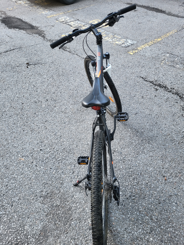 27.5" Touring Mountain Bike - ST 120 Grey/Orange image indicator(4)