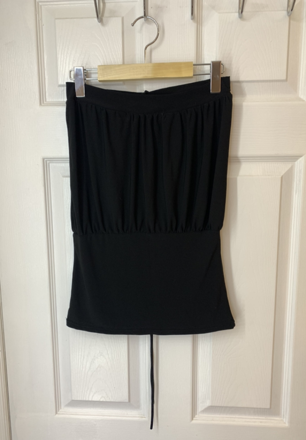 Black Sequin Halter Top - photo 3