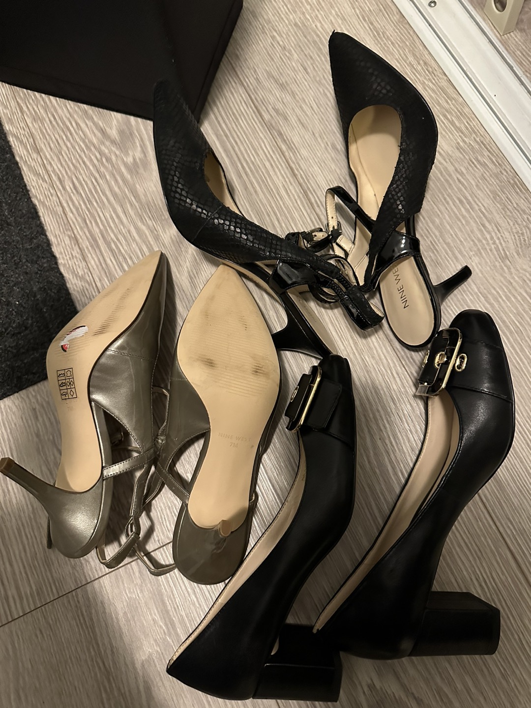 FREE 3 pairs of Nine West heels size 7 #freecycle - photo 5