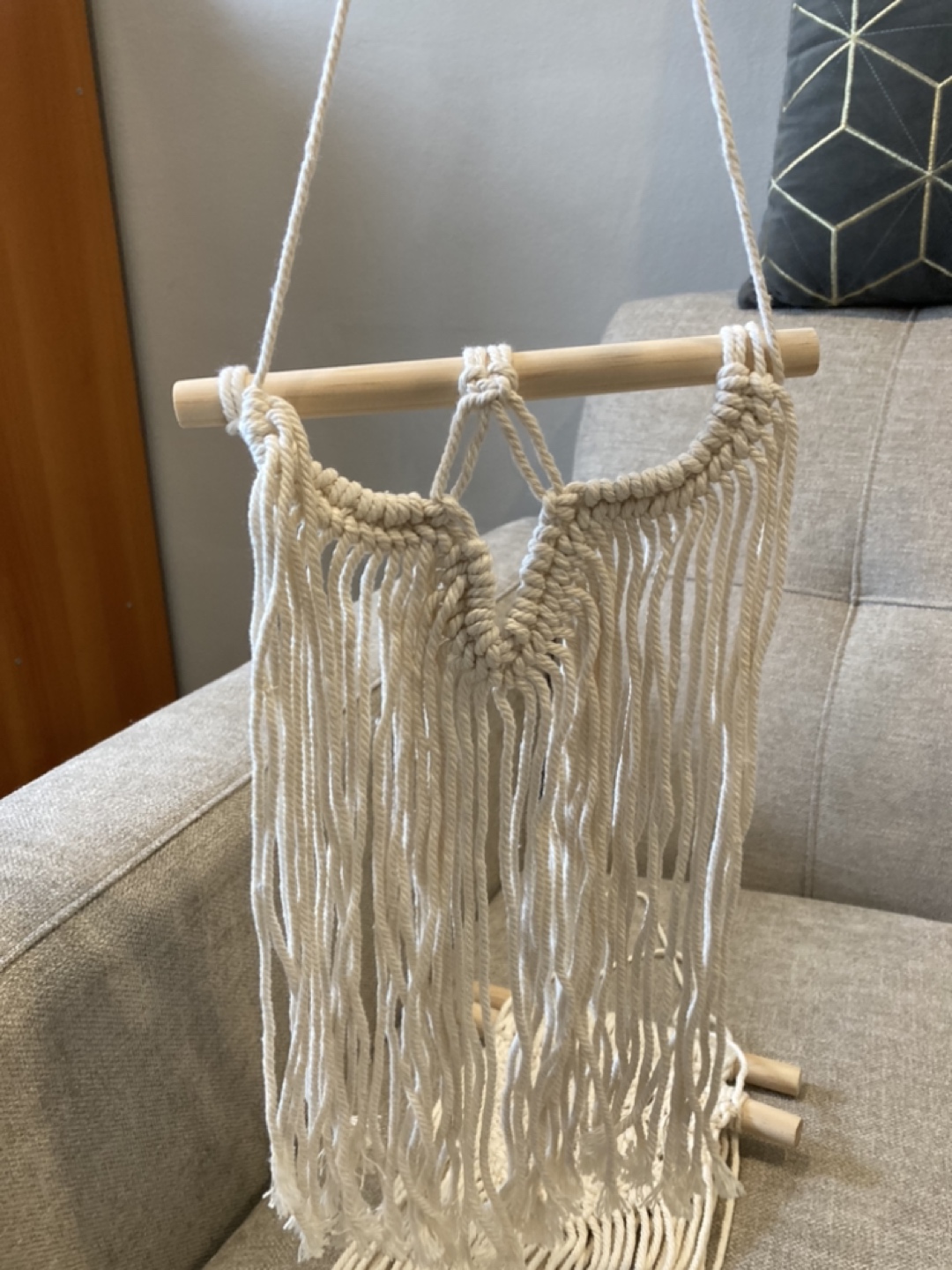 Macramé wall hangings -wall decor set of 3 #freecycle - photo 3