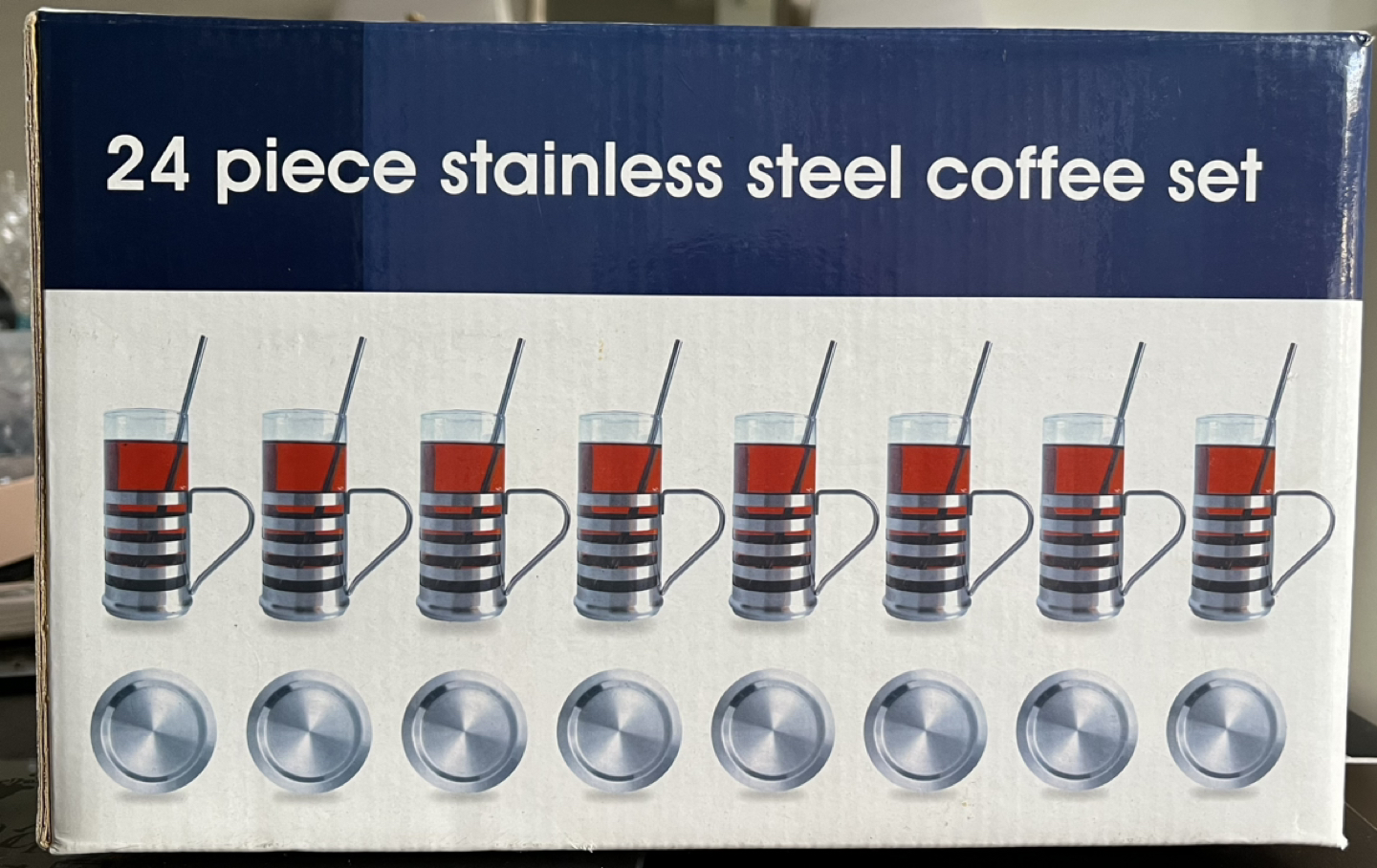 ** Brand New in Box ** coffee set (Stainless steel) image indicator(2)