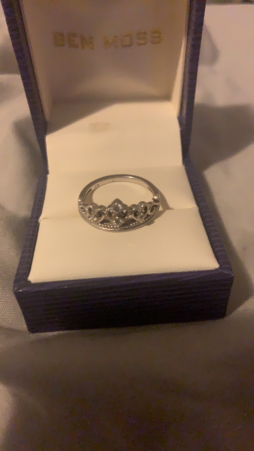 Ben Moss Sterling Silver Diamond Crown Ring - photo 4