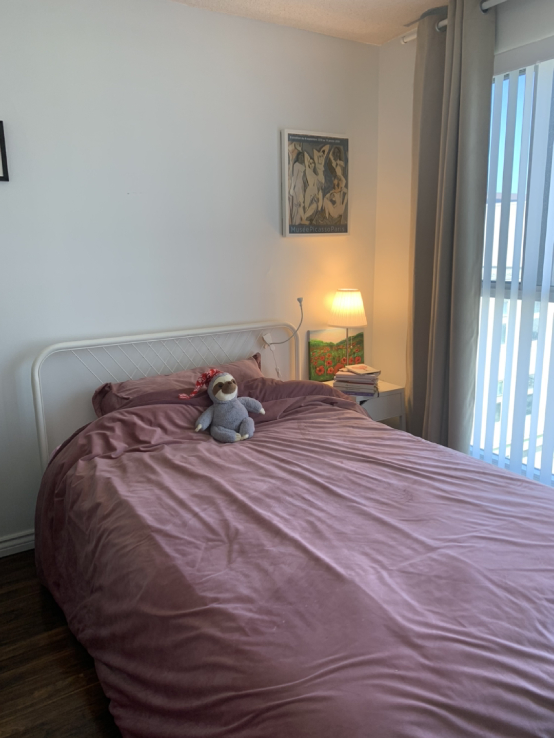 IKEA Double bed +Slats included thumbnail