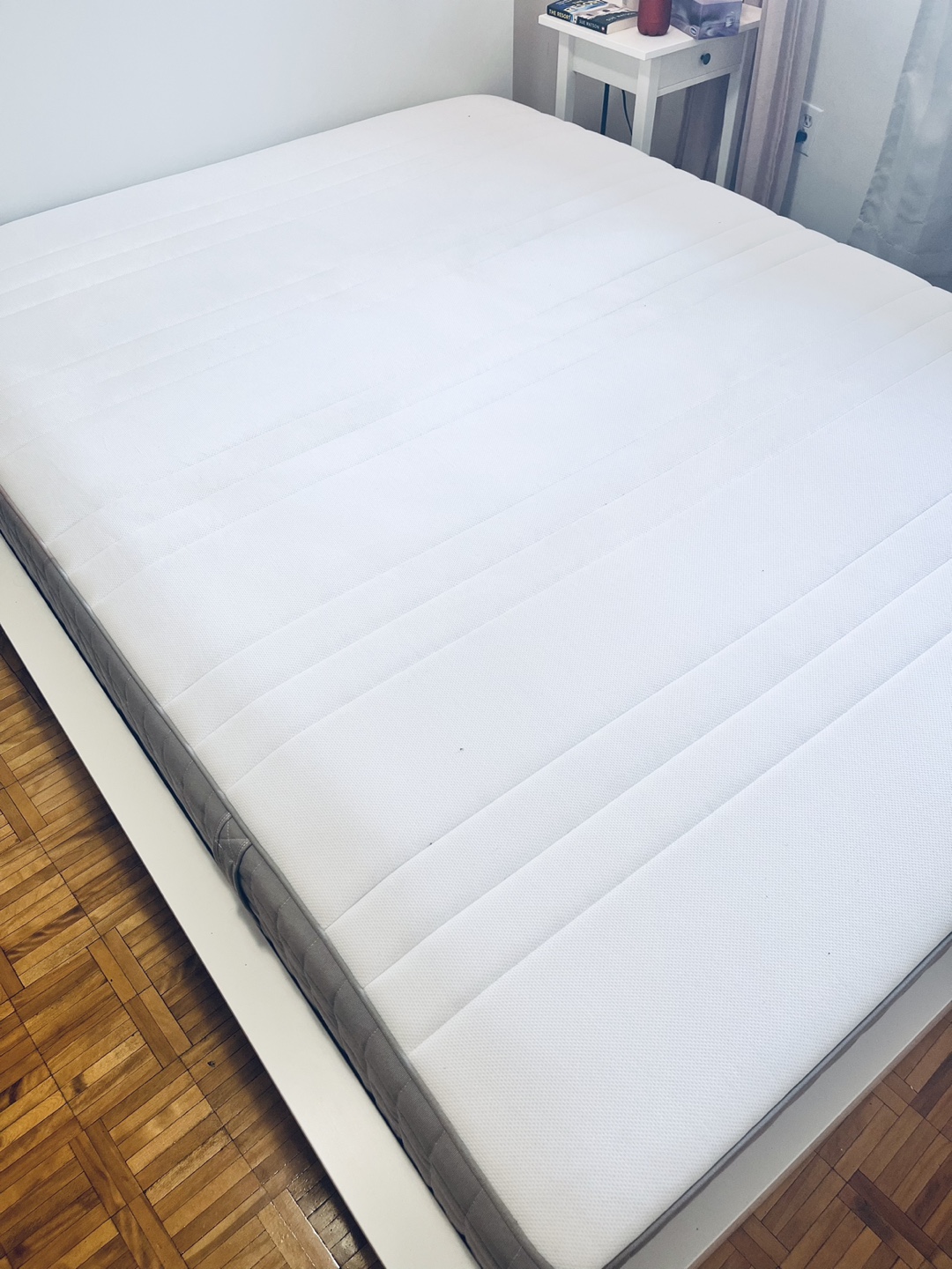 IKEA, queen bed and mattress - photo 5