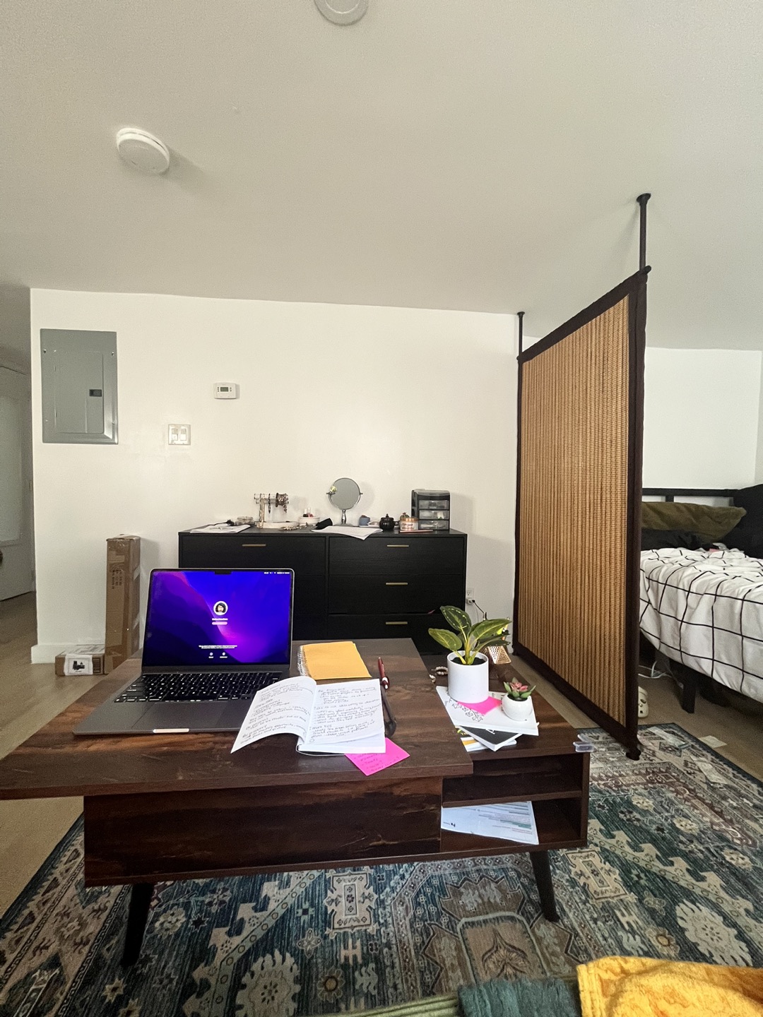 Bamboo Adjustable Room Divider - photo 2