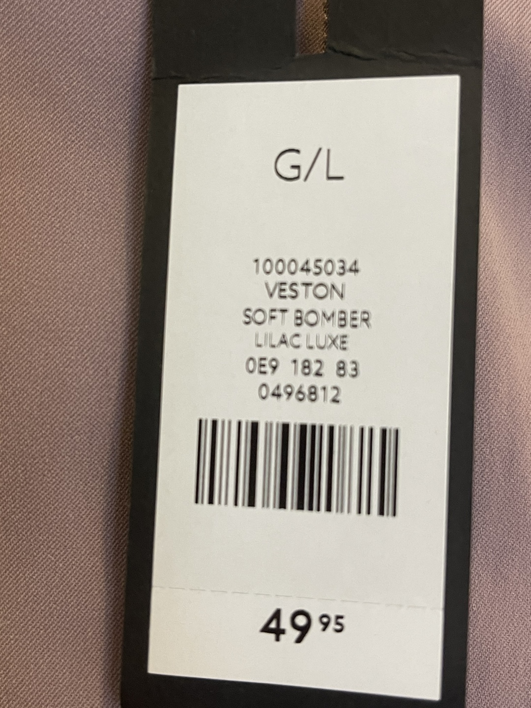 NWT- Zipped Up bomber sweater size XL image indicator(5)