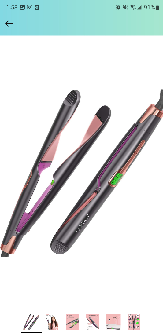 Hair Straightener and Curler 2 in 1